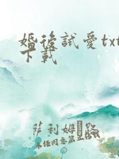 婚后试爱txt下载