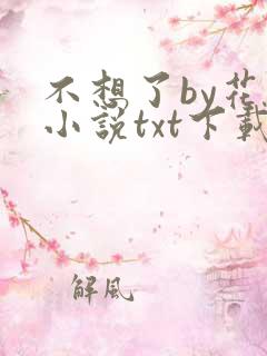 不想了by花卷小说txt下载