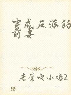 穿成反派的炮灰前妻