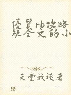 优质rb攻略系统全文的小说