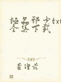 极品邪少txt全集下载