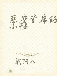 恶魔首席的贴身小秘