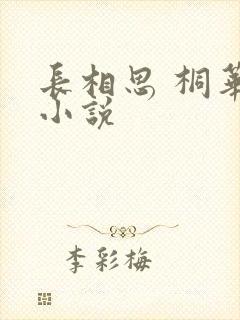 长相思 桐华 小说