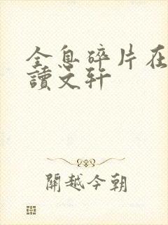 全息碎片在线阅读文轩