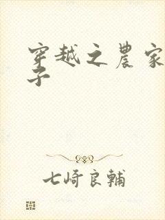 穿越之农家小女子