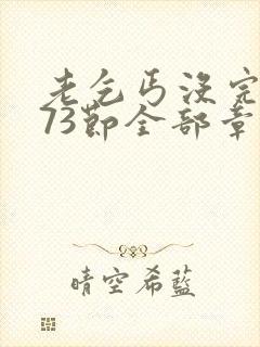 老乞丐没完没了73节全部章节内容