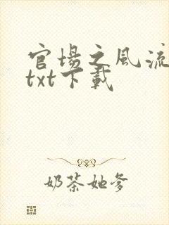 官场之风流人生txt下载