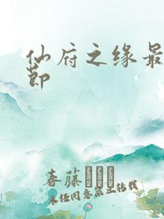 仙府之缘最新章节