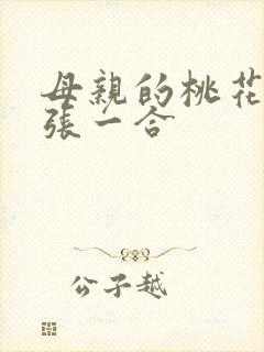 母亲的桃花源一张一合