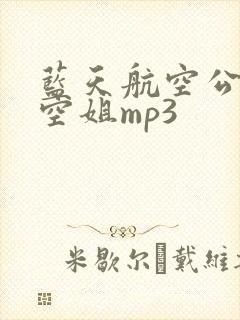 蓝天航空公司的空姐mp3