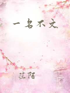 一名不文