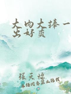 大肉大捧一进一出好爽