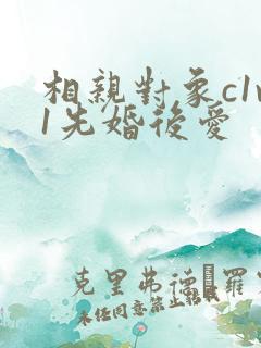 相亲对象c1v1先婚后爱