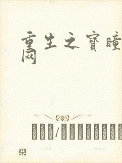 重生之宝瞳书书网