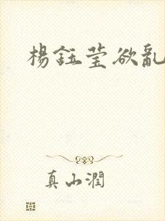 杨钰莹欲乱小说