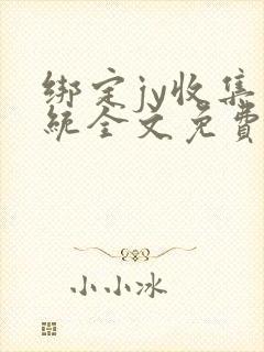 绑定jy收集系统全文免费阅读