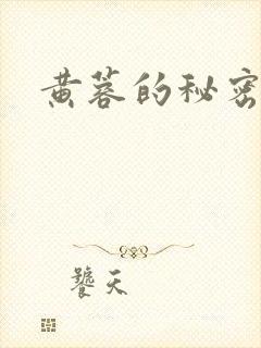 黄蓉的秘密