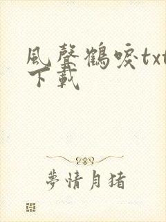 风声鹤唳txt下载