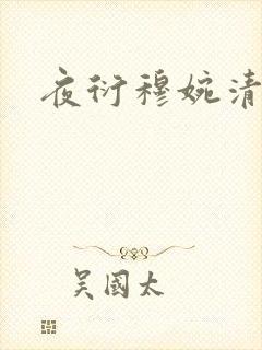 夜衍穆婉清小说