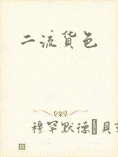 二流货色