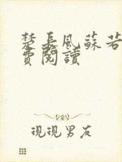 楚长风苏若依免费阅读