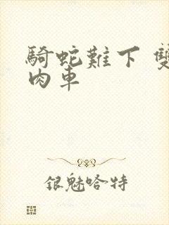 骑蛇难下 双 肉车