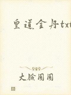 皇道金丹txt