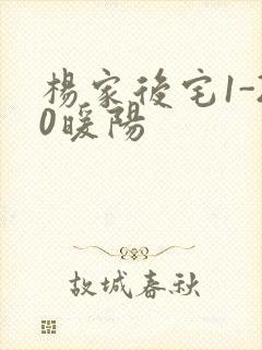 杨家后宅1-20暖阳