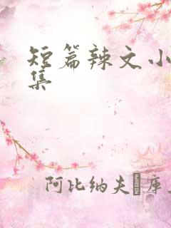 短篇辣文小说合集