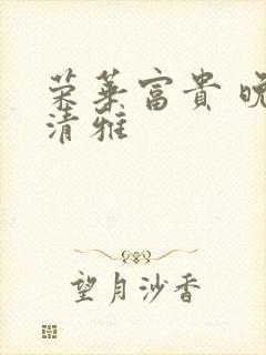 荣华富贵 晚歌清雅