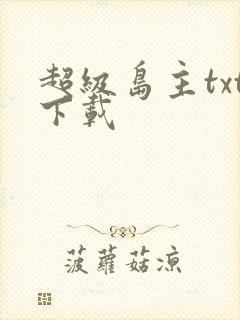 超级岛主txt下载