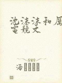 沈沫沫和厉司夜电竞文