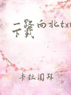 一路向北txt下载