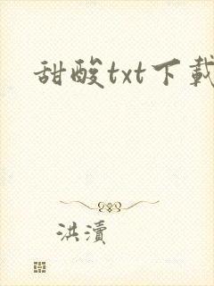 甜酸txt下载