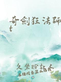 奇剑狂法师txt
