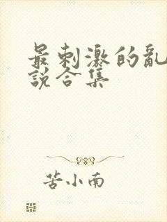 最刺激的乱惀小说合集