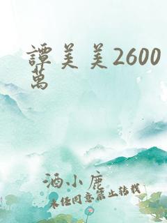 谭美美2600万