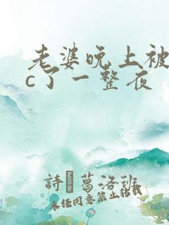 老婆晚上被躁狂c了一整夜