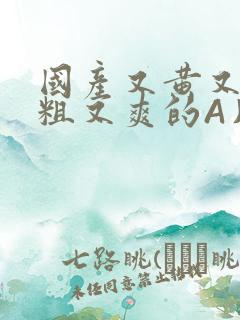 国产又黄又猛又粗又爽的A片小说