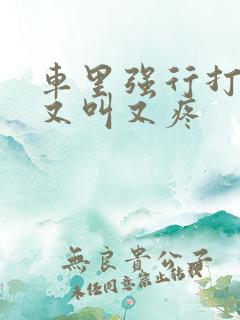 车里强行打扑克又叫又疼