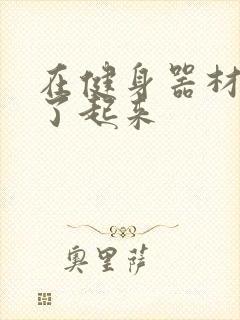 在健身器材上做了起来