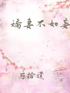 娇妻不如妾