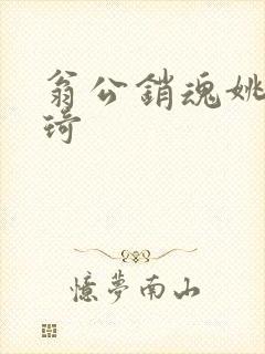 翁公销魂姚瑶琦琦