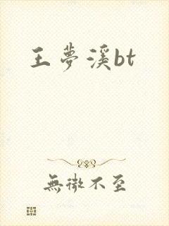 王梦溪bt