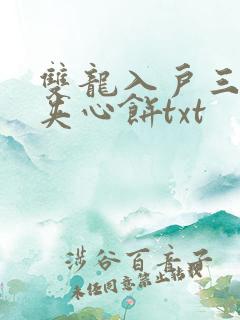 双龙入户三人行夹心饼txt
