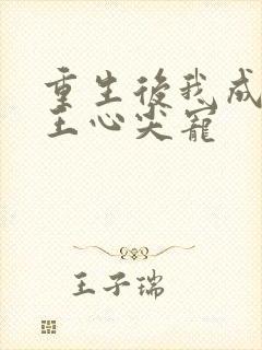 重生后我成了傻王心尖宠