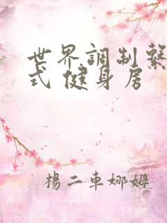 世界调制系统模式 健身房