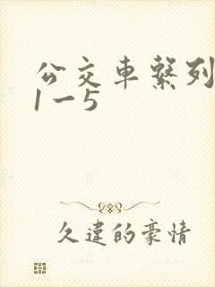 公交车系列合集1一5