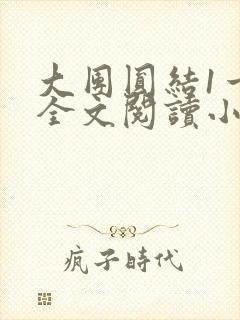 大团圆结1一6全文阅读小说