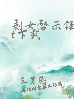 剩女启示录txt下载